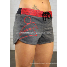 Offering crossfit shorts with logo custom made design for women and girls gym yoga